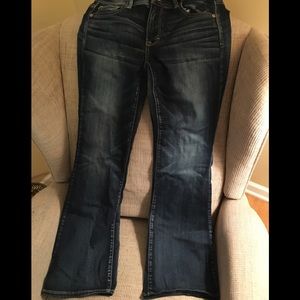 American Eagle Sz 10 Super Stretch Kickboot Jeans